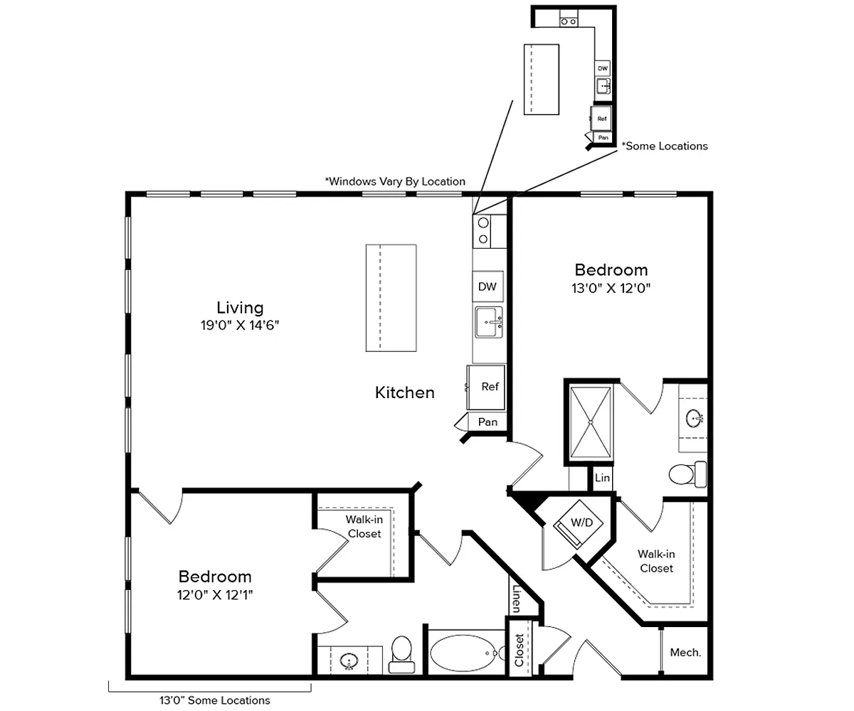 Floor plan B7-1301