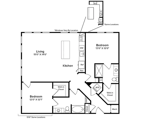 Floor plan B7-1301