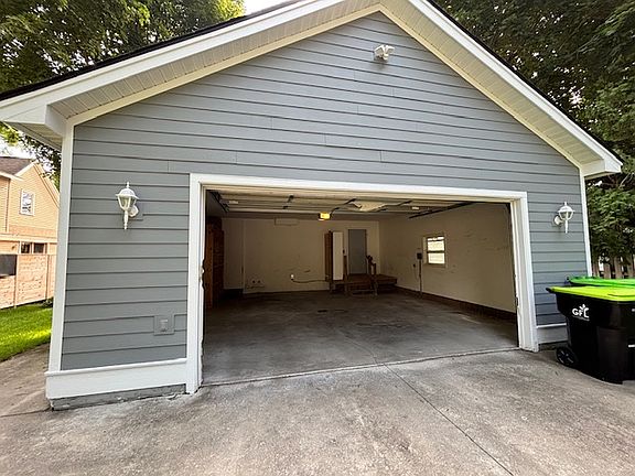 Spacious two-car attached garage