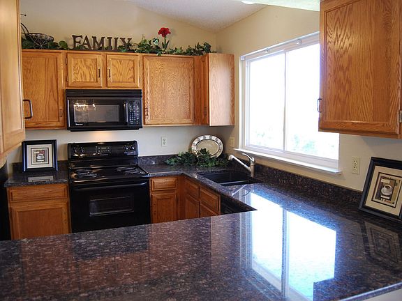 New slab granite counters installed October 2009