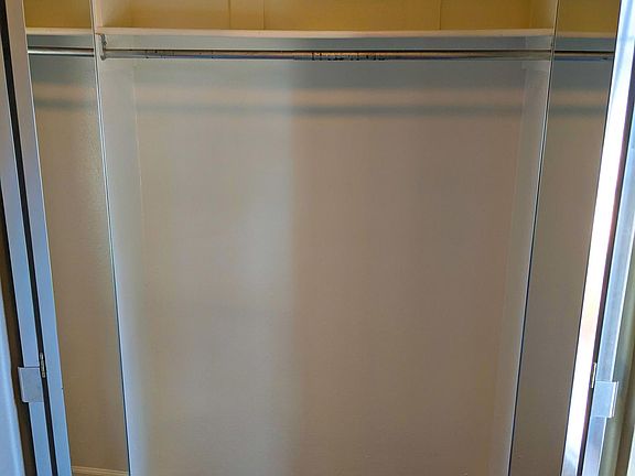 Storage closet at entrance