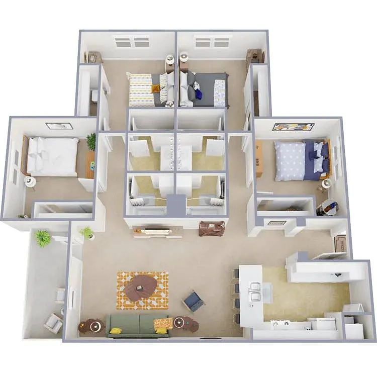 Floor plan The Final Four