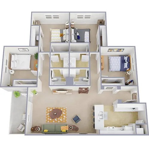 Floor plan The Final Four