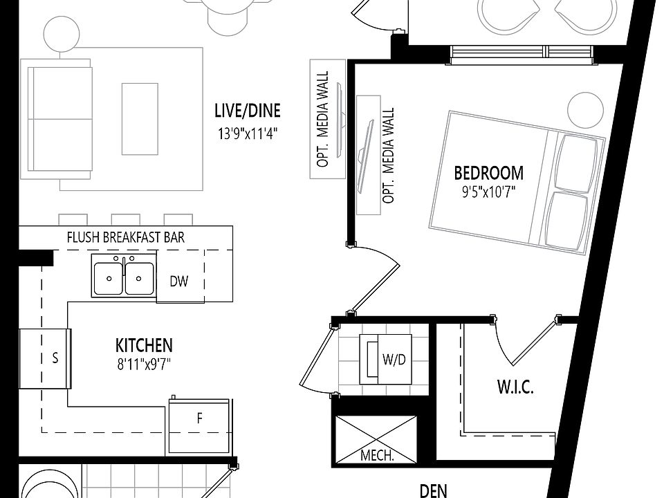 NPB2 - 1 Bedroom Den