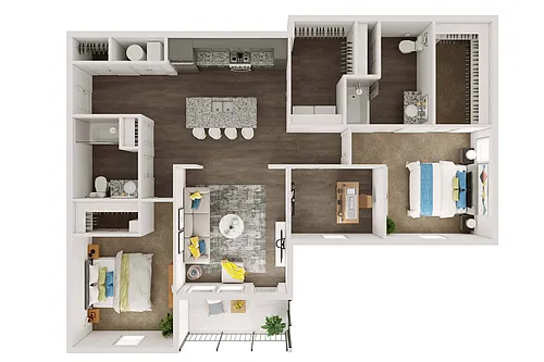 Floor plan 2 Bedroom