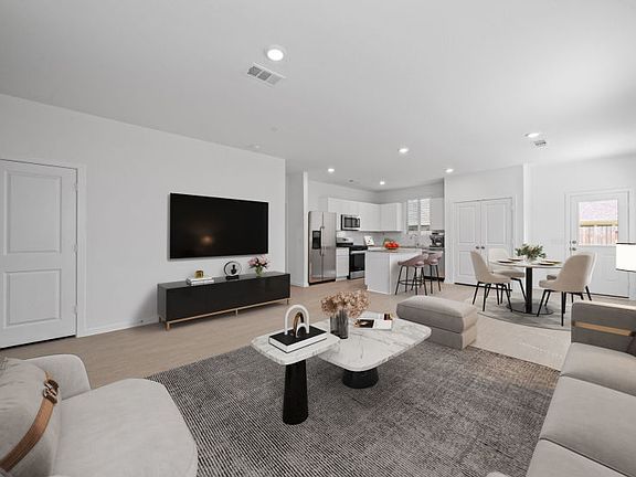 Virtually Staged Living Room