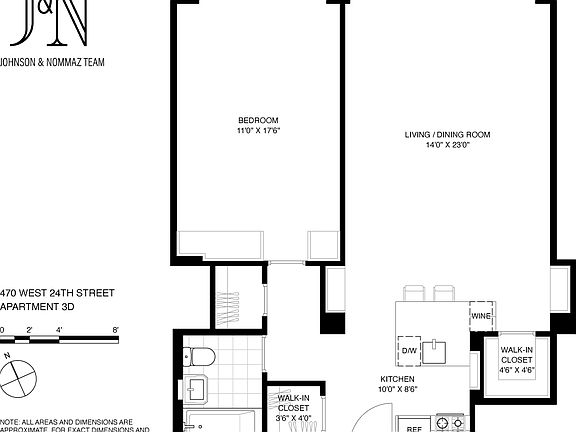 2nd image of 470 W 24th St APT 3D