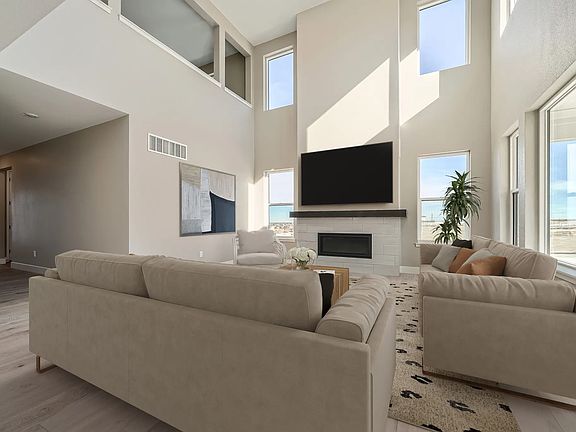 Rickie Plan Great Room - Virtually Staged