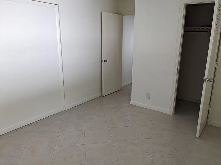 Large master bedroom with walk-in closet