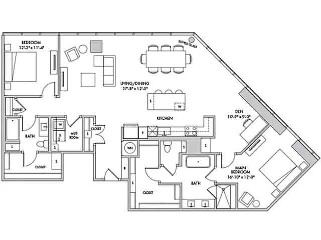 Floor plan C12B-D