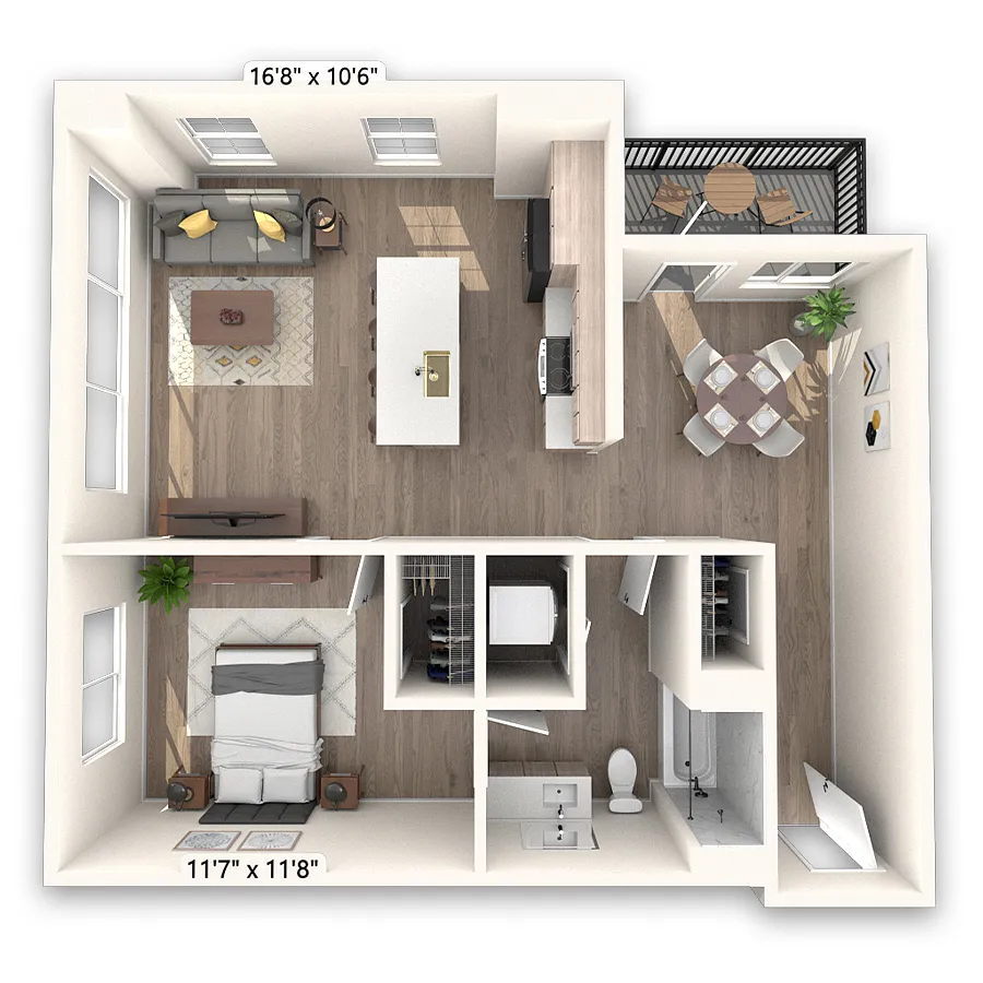 Floor plan Pikes Platinum