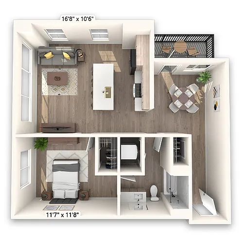 Floor plan Pikes Platinum