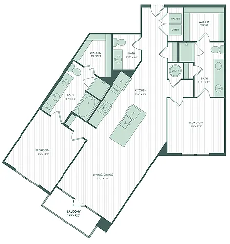 Floor plan B6