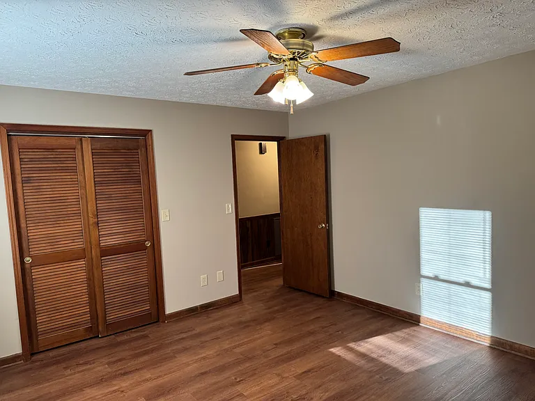 Master bedroom with oversize closet