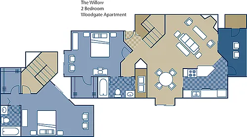 Floor plan The Willow