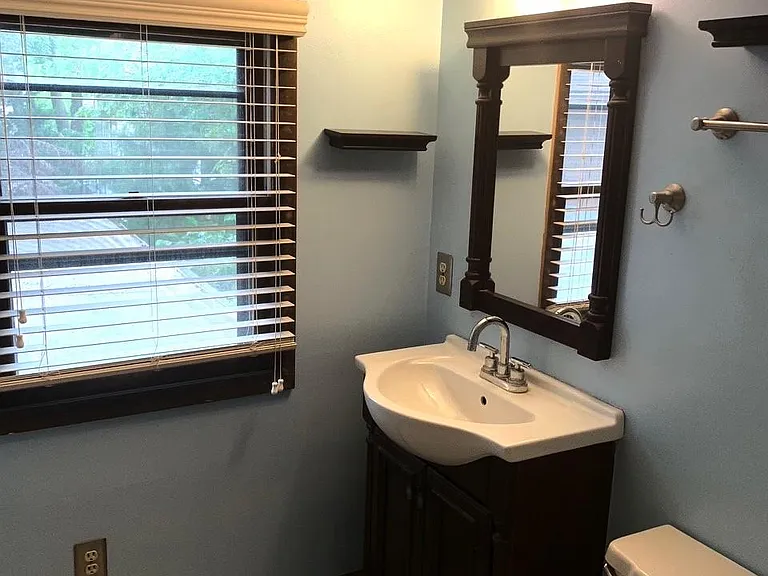 Master bath - has shower/tub as well. Tiled floor