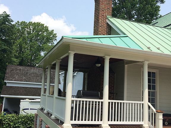 Wrap-around covered porch