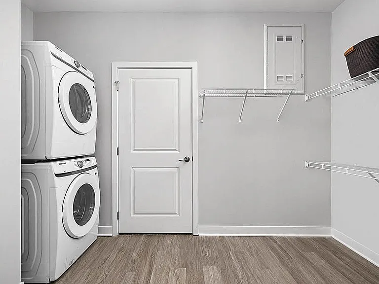 Spacious Laundry Room with Storage
