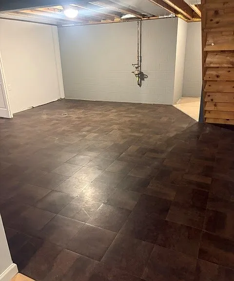 Bonus space in the basement