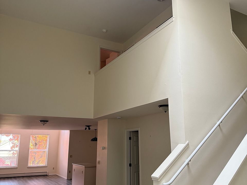 High ceiling and sunlit space