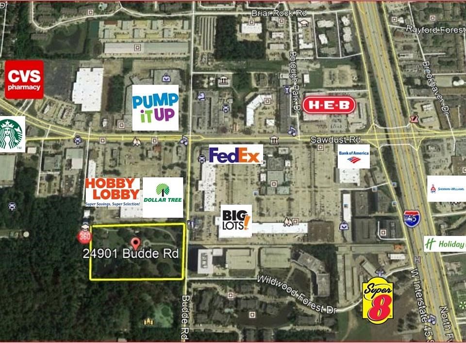 Awesome location with easy access from freeway I-45.