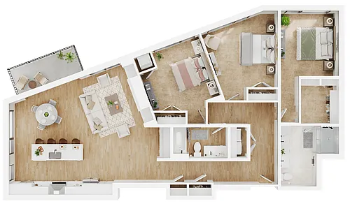 Floor plan D1