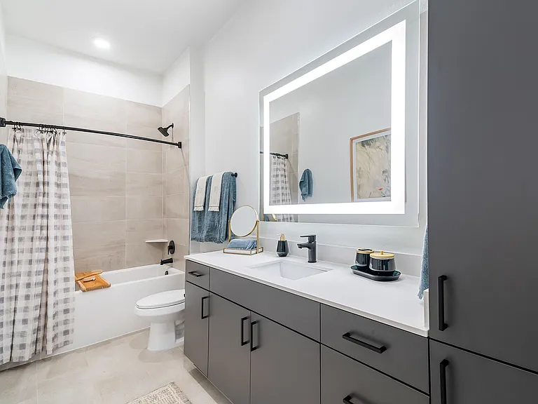 Light-filled, stylish space.