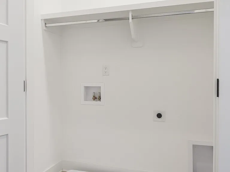 WASHER & DRYER HAVE BEEN INSTALLED
