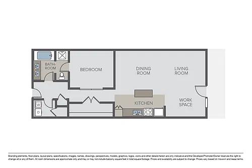 Floor plan Plan SF Live/Work