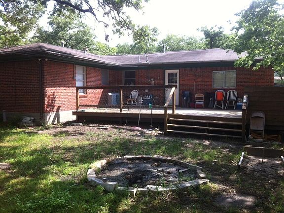 Back yard deck for BBQ's on game day