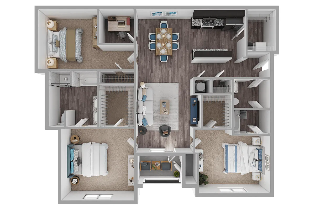 Floor plan 3 Deluxe