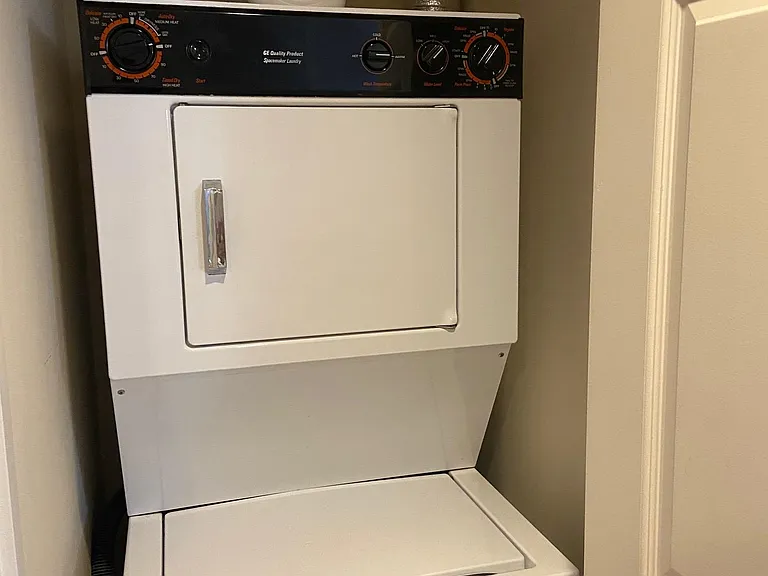 In unit washer and dryer