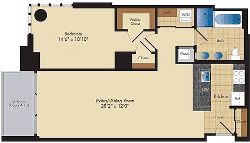 Floor plan Washington