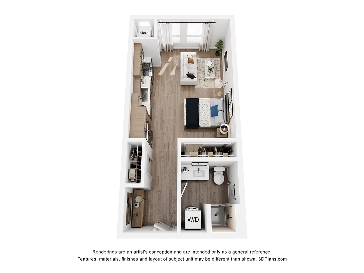 Floor plan Studio A3