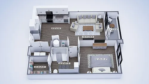 Floor plan The Meridian