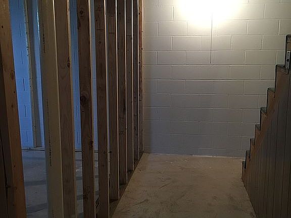 Unfinished basement 