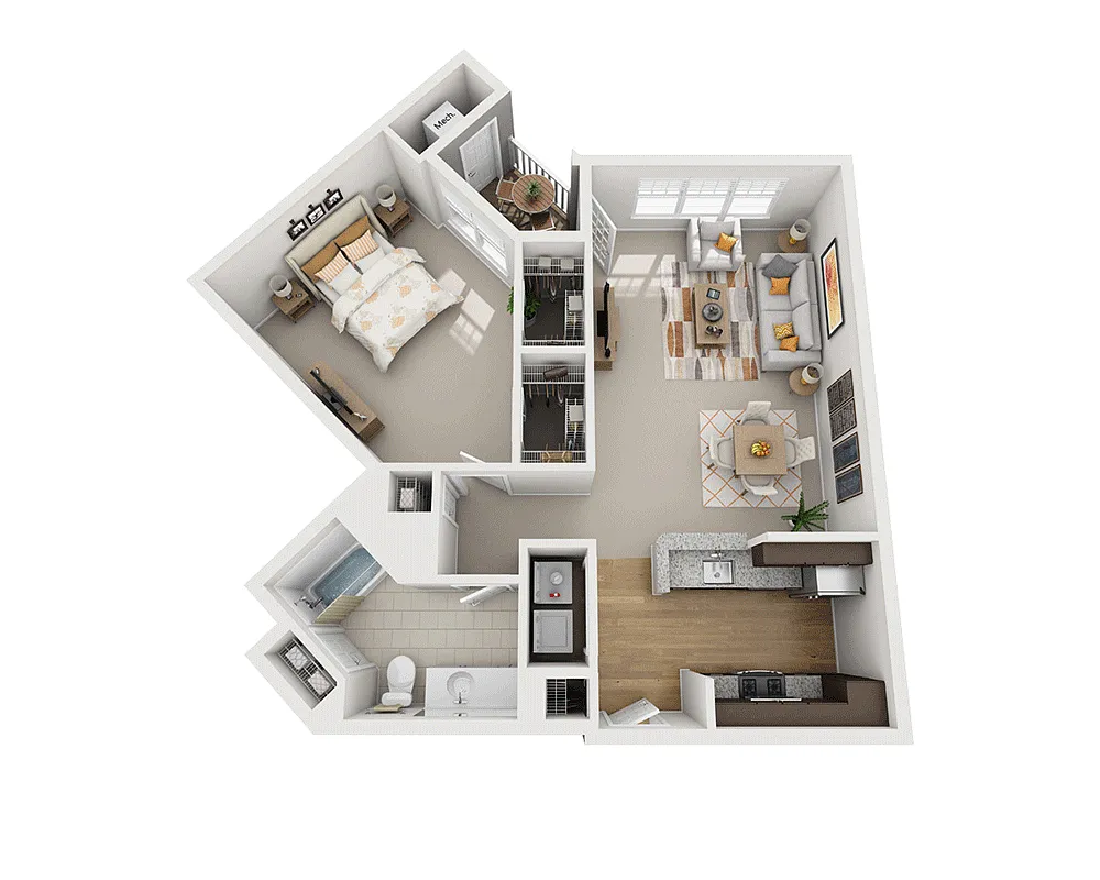 Floor plan Arbor Meadows (A1F/A1G/A1H)