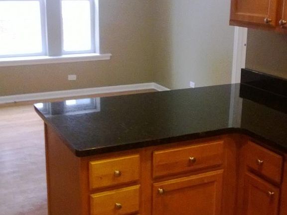 view from the kitchen. Breakfast bar