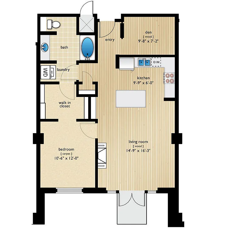 Floor plan Huron I