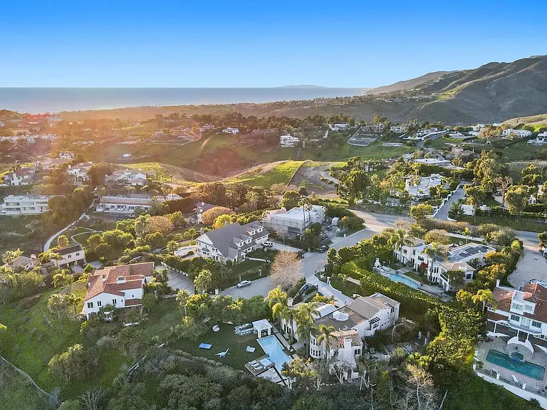 A bird's eye view of your captivating retreat from above.