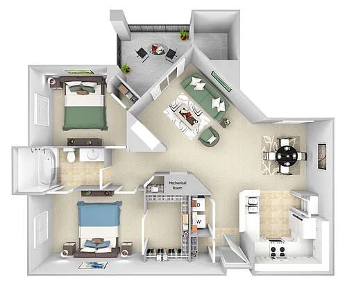 Floor plan B2 (The Baymont)