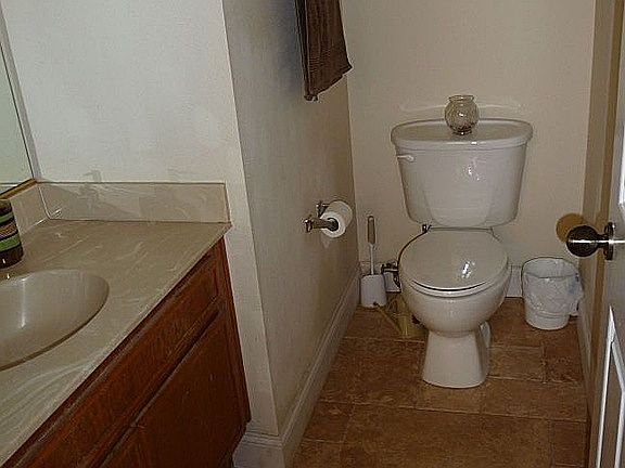 Powder room or guest bathroom on the main floor