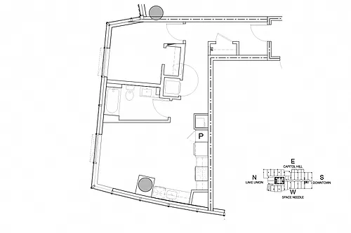 Floor plan 1 Bedroom A1