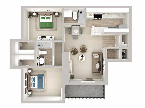 Floor plan The Master