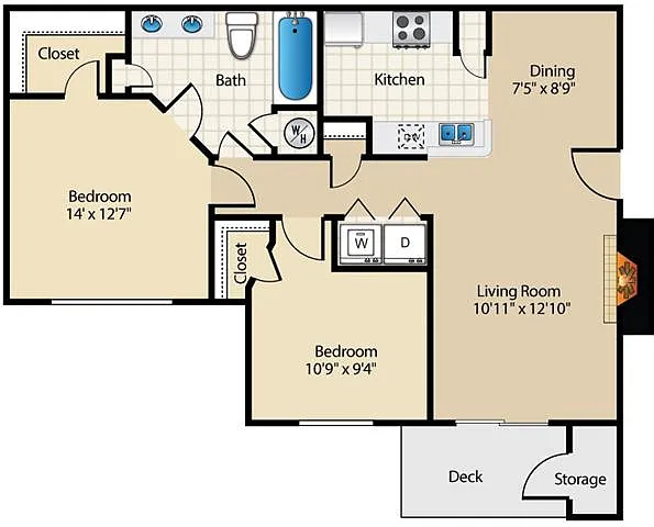 Floor plan Boxmere Renovated
