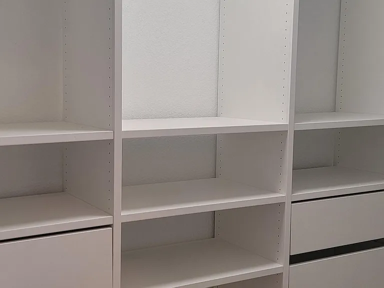 Closet storage space