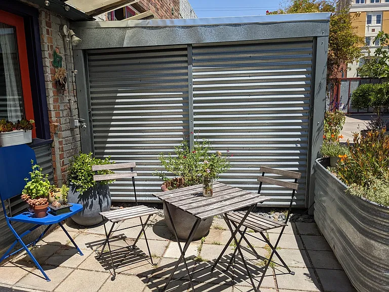 Private patio