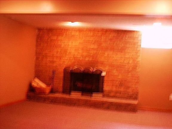 4th Lvl Family Rm with Brick Fireplace