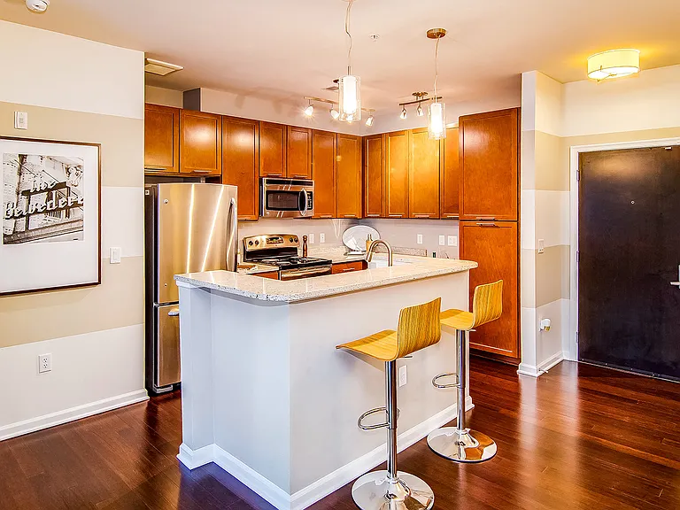 Luxurious 42" Maple Cabinetry and Stainless Steel Appliances