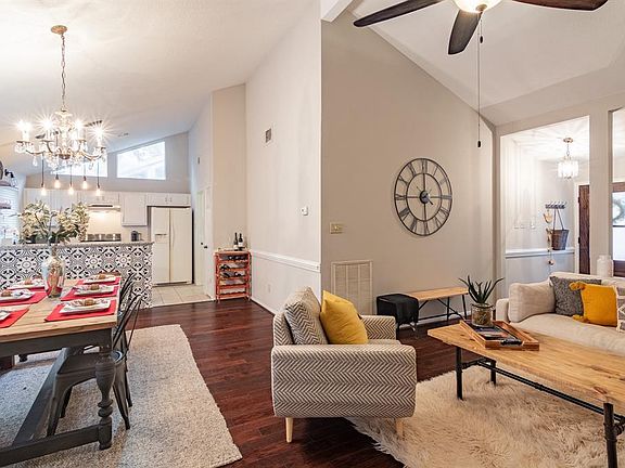 Family room, dining room and kitchen all open with great flow and easy entertaining.